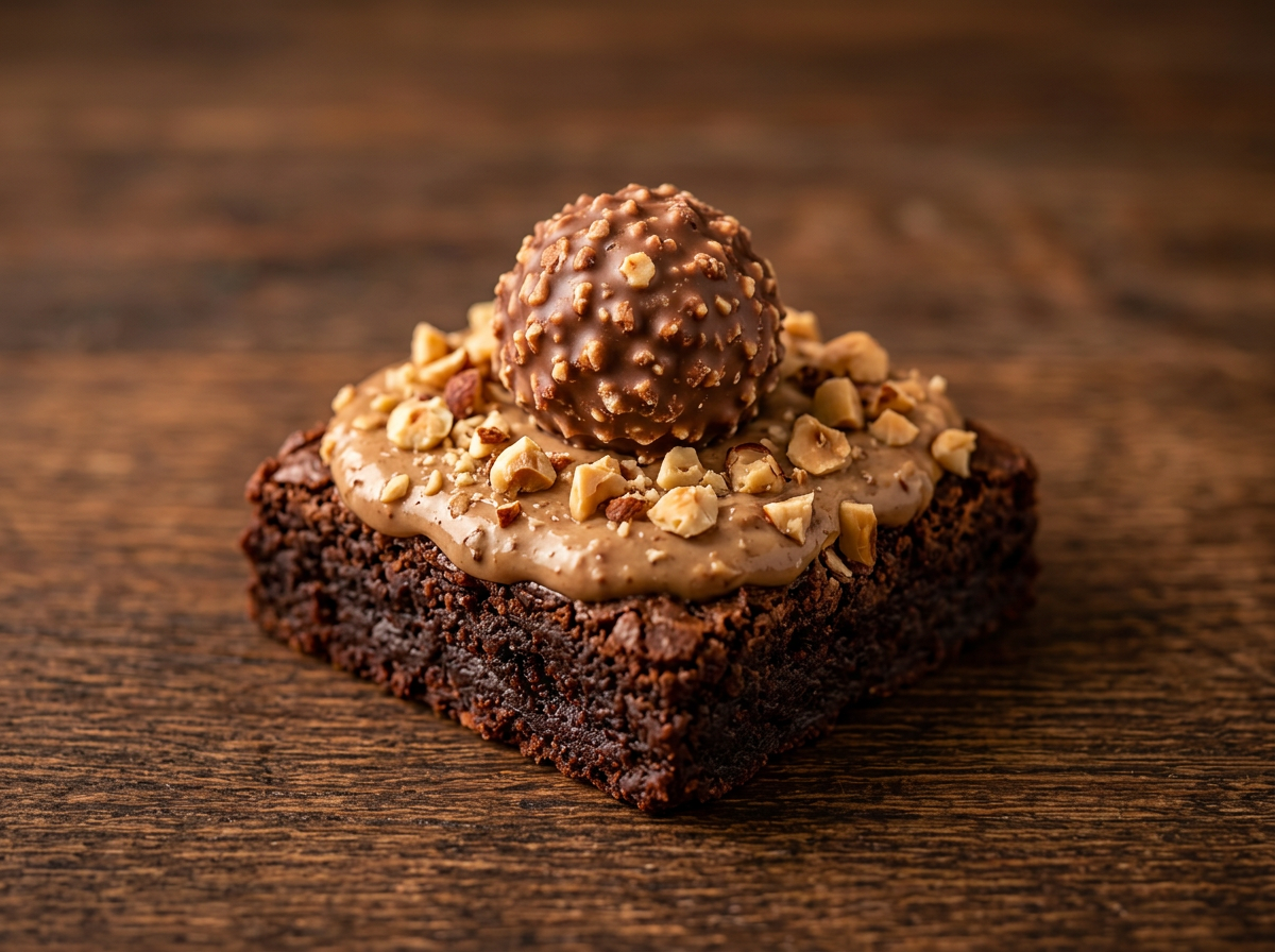 Einzelner Brownie: Ferrero Rocher
